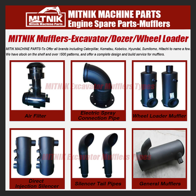 SK200-8 Excavator Exhaust Silencer Muffler with Advanced Technology